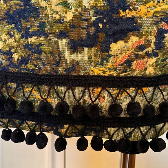 Maeve for Anthropologie Scenic Tapestry Skirt with Pom Poms.  Size 4.  EUC. - Picture 2 of 12